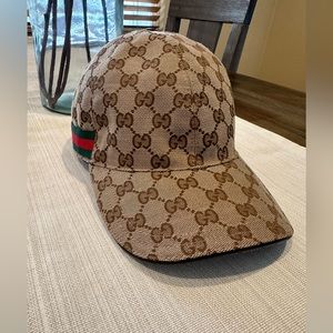 Original Gucci GG Canvas Baseball Hat